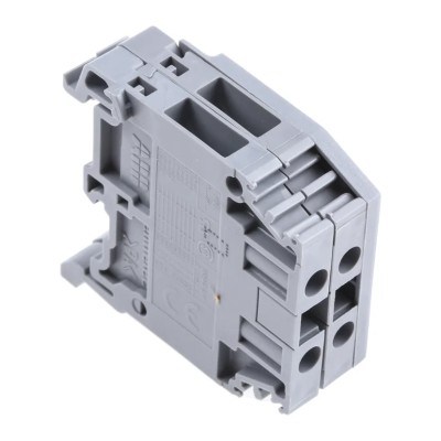 Entrelec Distribution Block 2 Way 800V 32A Grey 1SNA115406R1300