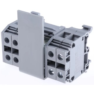 Entrelec Distribution Block 2 Way, 800V, 200A, Grey 1SNA115336R1300