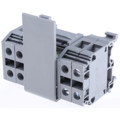 Entrelec Distribution Block 2 Way, 800V, 200A, Grey 1SNA115336R1300