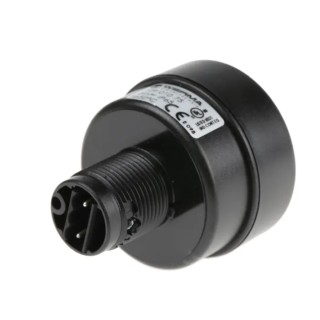 Werma Buzzer Wall Mount 24V AC/DC, IP65 Rated, 80 dB Sound Level @ 1m, Pulse Tone, Polycarbonate ABS Housing IP65