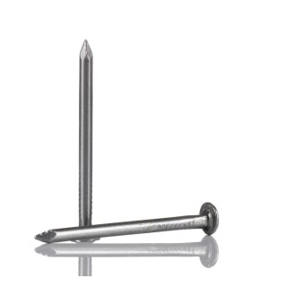 RS PRO Bright Steel Round Nail 25 mm x 1.8 mm Flat Head Steel Nails 500 g Bag 385-0022