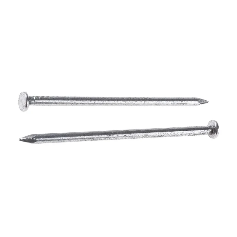 RS PRO Bright Steel Round Head Nail Flat Round Head 100 mm Length 4.5 mm Diameter 500 g Bag 384-9915