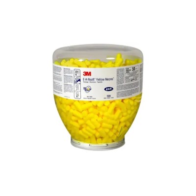 3M E.A.R Soft Yellow Neons Series Yellow Disposable Ear Plugs 34 dB Rated 500 PD-01-002