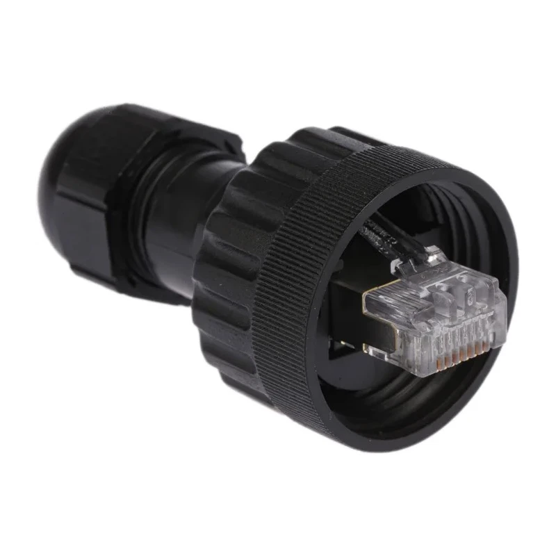 Brad from Molex Cat5e Shielded RJ45 Connector Male Cable Mount, Straight Orientation, 1 Port 8 Way RJ45