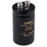 KEMET Aluminium Capacitor 0.1F 25V DC Polar Cylindrical Can Screw Mount ALS40A104KF025