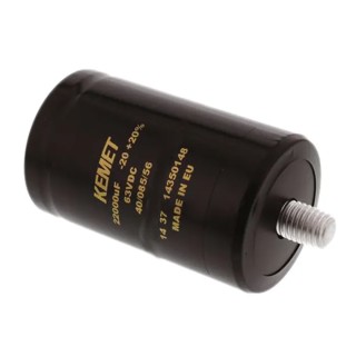 KEMET Aluminium Electrolytic Capacitor 0.15 F 40V DC Cylindrical Can, Screw Mount Polar 2-Pin ALS31A154NF040