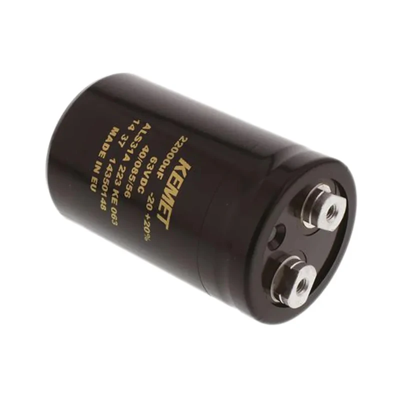 KEMET Aluminium Electrolytic Capacitor 0.15 F 40V DC Cylindrical Can, Screw Mount Polar 2-Pin ALS31A154NF040