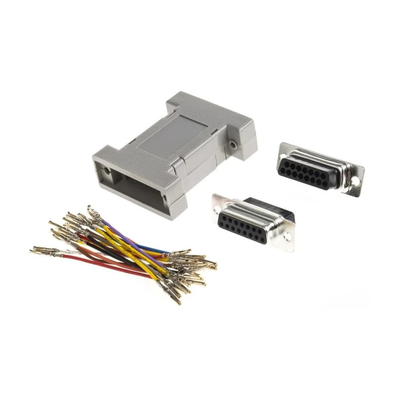 RS PRO 15-Way D-Sub Adapter Female to Female Straight Connector 33.3mm Length 382-2752