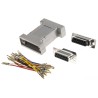 RS PRO 15-Way D-Sub Adapter Female to Female Straight Connector 33.3mm Length 382-2752