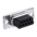 RS PRO D-Sub Adapter 9-Way Female to Female RJ45 Shielded Press Fit Connector 15.5mm Length 382-2695