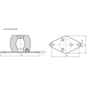 Paulstra Hutchinson Anti-Vibration Mount Female Buffer Foot 34mm OD 25mm Height 810002