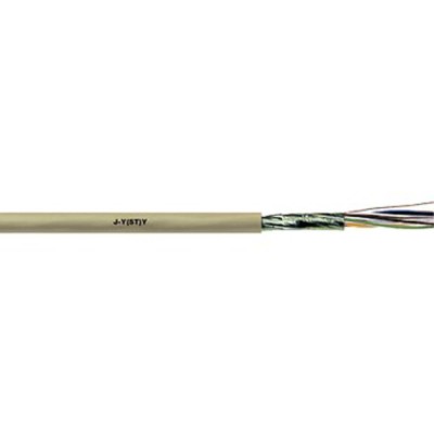 Lapp 40 Core Telephone Cable 0.28mm² Cross Section, Pebble Grey Sheath, Fire Resistant, 300V, 11mm Diameter 1591311