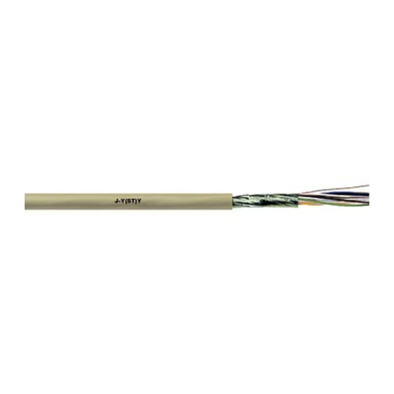 Lapp 40 Core Telephone Cable 0.28mm² Cross Section, Pebble Grey Sheath, Fire Resistant, 300V, 11mm Diameter 1591311