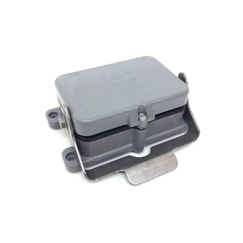 HARTING Han B Range Heavy Duty Power Connector Housing Surface Mount Die Cast Aluminium IP65 1 Lever Lock 16B 09300161255