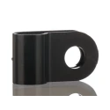 HellermannTyton 5 mm ID Black Polyamide P-Clip 211-60001 H2P-PA66HS-BK