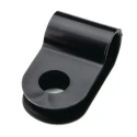 HellermannTyton 5 mm ID Black Polyamide P-Clip 211-60001 H2P-PA66HS-BK