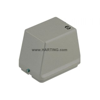 HARTING Han B Range Heavy Duty Power Connector Hood, Size 48B, Die Cast Aluminium, IP65, 1 Lever Locking 09300480542