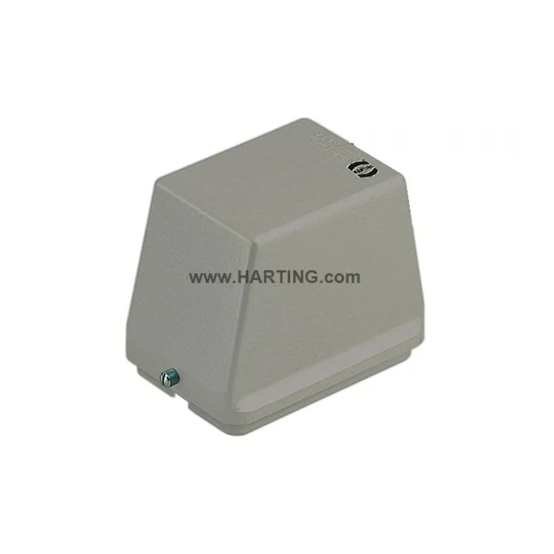 HARTING Han B Range Heavy Duty Power Connector Hood, Size 48B, Die Cast Aluminium, IP65, 1 Lever Locking 09300480542