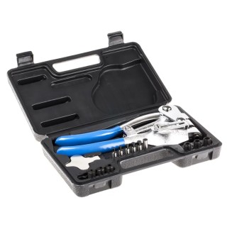 RS PRO Punch Set with Die Key and Storage Case Circular Hole 3/32 To 9/32 in Hand Operation 388-3628