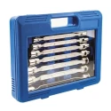 RS PRO 10-Piece Flex Head Box Wrench Set 8 to 27 mm Chrome Vanadium Steel 388-3735