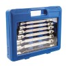 RS PRO 10-Piece Flex Head Box Wrench Set 8 to 27 mm Chrome Vanadium Steel 388-3735