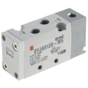 SMC Pneumatic Control Valve Pilot/Spring Metric 5 Ports Die Cast Aluminium SYJ5000 