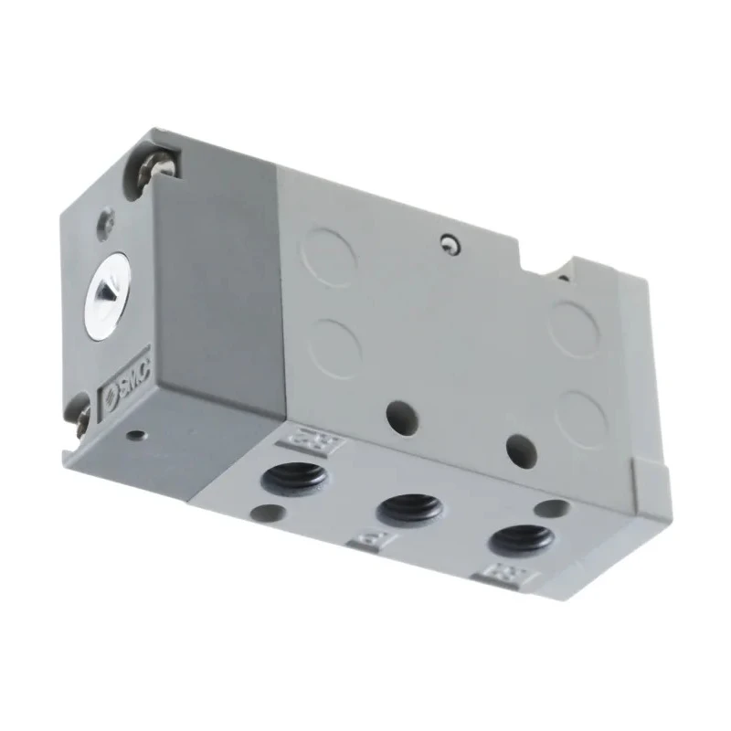 SMC Pneumatic Control Valve Pilot/Spring Metric 5 Ports Die Cast Aluminium SYJ5000 