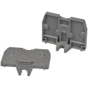 WAGO 869 Series End Plate with M4 Mounting Flange Polyamide 66 Grey 500 V/6 kV 869-395
