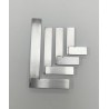 RS PRO Engineers Set Square Steel Blade Thickness 1.6 mm Stock Thickness 10.5 mm 4 Piece Set 387-0010