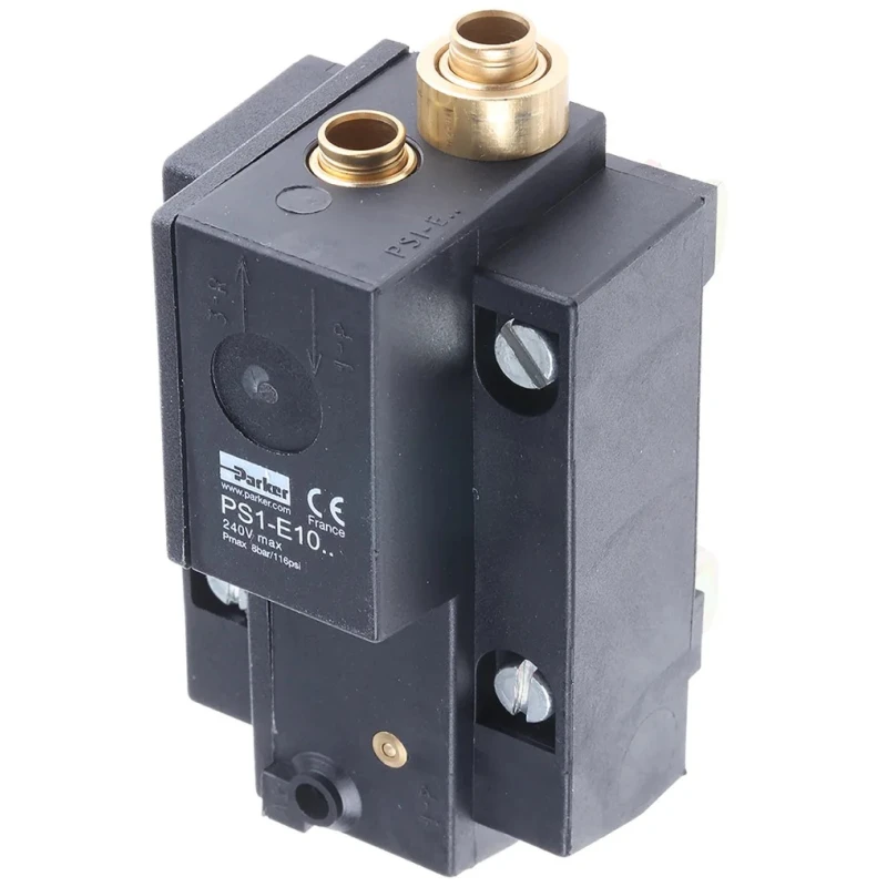 Parker Manifold End Base Die Cast Aluminium 6 mm Port Size G Connection Thread PS1-E101