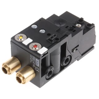 Parker Pneumatic Solenoid Valve - 4/2 NO, NO Solenoid/Spring, 6 mm Port Size, 24V, 1.2W Power PS1-E186