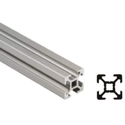 Bosch Rexroth Silver Aluminium Strut Profile 30 x 30 mm 8 mm Groove 3 m Length Series MGE 13.2 3842990720/3000