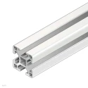 Bosch Rexroth Silver Aluminium Strut Profile 30 x 30 mm 8 mm Groove 3 m Length Series MGE 13.2 3842990720/3000