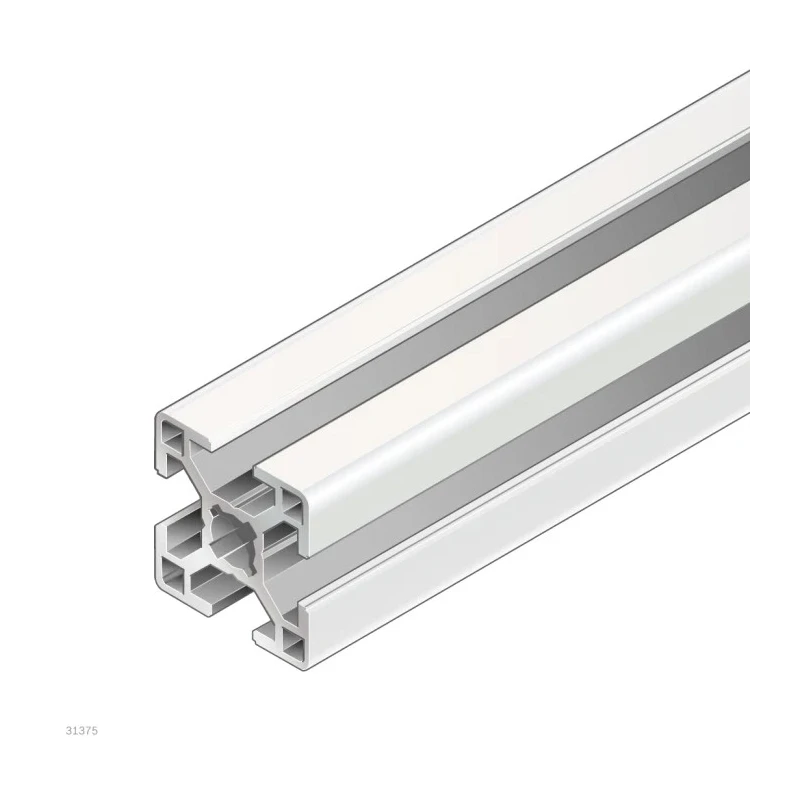 Bosch Rexroth Silver Aluminium Strut Profile 30 x 30 mm 8 mm Groove 3 m Length Series MGE 13.2 3842990720/3000
