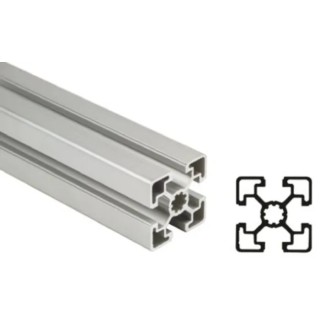 Bosch Rexroth Silver Aluminium Strut Profile 45 x 45 mm 10 mm Groove, 3 m Length, Series MGE 13.2 3842992425/3000