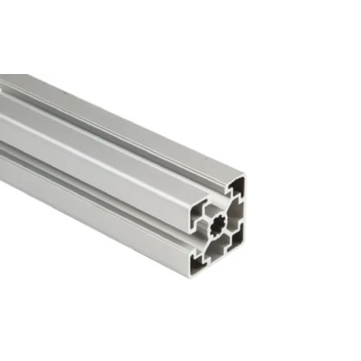 Bosch Rexroth Silver Aluminium Strut Profile 45 x 45 mm 10 mm Groove, 2 m Length, Series MGE 13.2 3842992402/2000