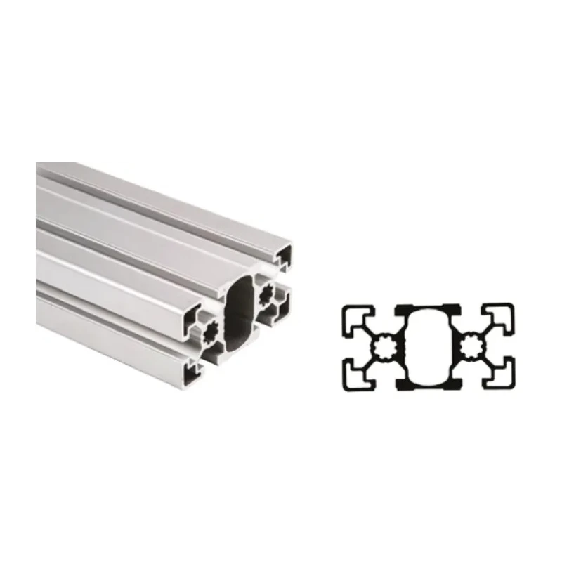 Bosch Rexroth Silver Aluminium Strut Profile 45 x 90 mm 10 mm Groove, 3 m Length, Series MGE 13.2 3842992432/3000