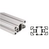 Bosch Rexroth Silver Aluminium Strut Profile 45 x 90 mm 10 mm Groove, 3 m Length, Series MGE 13.2 3842992432/3000