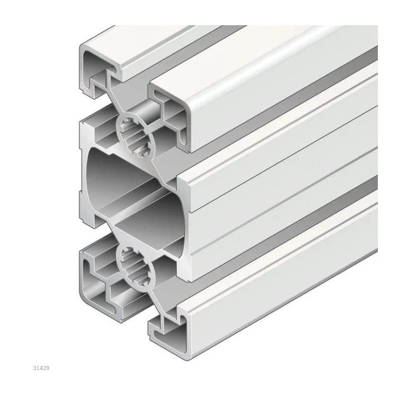 Bosch Rexroth Silver Aluminium Strut Profile 45 x 90 mm 10 mm Groove, 3 m Length, Series MGE 13.2 3842992432/3000