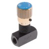 RS PRO In Line Mount Mounting Hydraulic Flow Control Valve, G Thread, 1/8 in, 400 bar, 7.8 L/min, Steel Body 390-7667