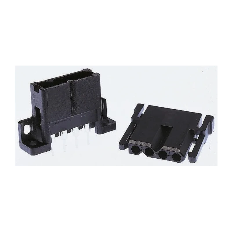 ITT Cannon Trident Male Connector Housing 5.08 mm Pitch 6 Way 1 Row Straight TST06PF00 / 192990-0980