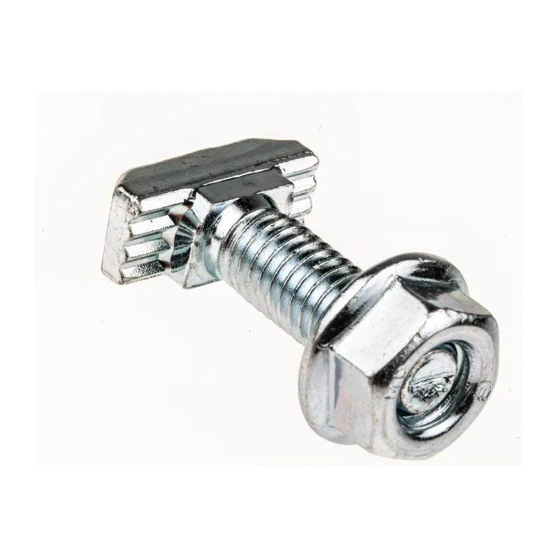 Bosch Rexroth M6 T-Head Bolt Connecting Component, Galvanised Steel, 20mm Length, Compatible with 30mm Strut 3842523927
