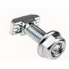 Bosch Rexroth M6 T-Head Bolt Connecting Component, Galvanised Steel, 20mm Length, Compatible with 30mm Strut 3842523927