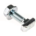 Bosch Rexroth M6 T-Head Bolt Connecting Component, Galvanised Steel, 20mm Length, Compatible with 30mm Strut 3842523927