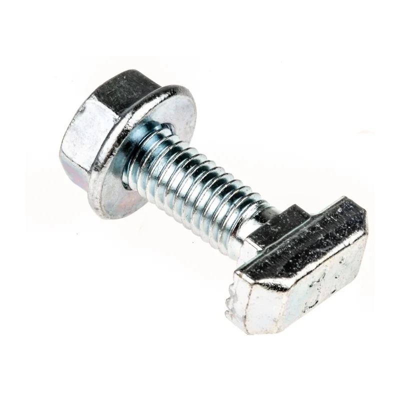Bosch Rexroth M6 T-Head Bolt Connecting Component, Galvanised Steel, 20mm Length, Compatible with 30mm Strut 3842523927