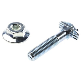 Bosch Rexroth Galvanised Steel T-Head Bolt Connecting Component M8 Thread Size, Compatible with Strut Profiles 40 3842528725