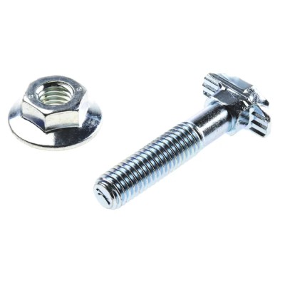 Bosch Rexroth Galvanised Steel T-Head Bolt Connecting Component M8 Thread Size, Compatible with Strut Profiles 40 3842528725