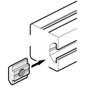 Bosch Rexroth M6 Sliding Block Connecting Component for Strut Profiles 40 mm, 45 mm, 50 mm, 60 mm Groove Size 10 3842528738