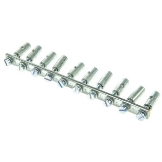 Weidmüller SAK Series Jumper Bar for Use with DIN Rail Terminal Blocks 0457400000