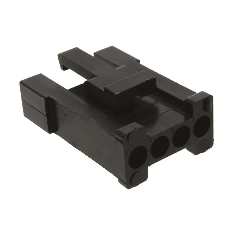 ITT Cannon Trident Male Connector Housing 5.08 mm Pitch 4 Way 1 Row Straight TST04PA00 / 192990-0370